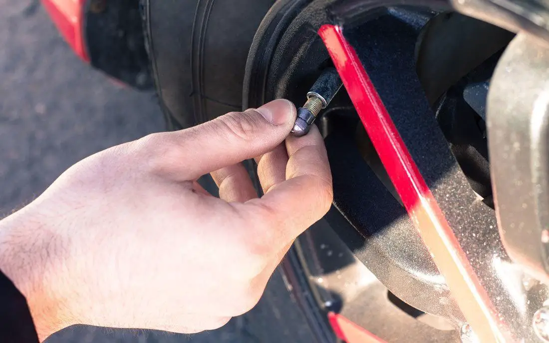 valve stem on tire leaking