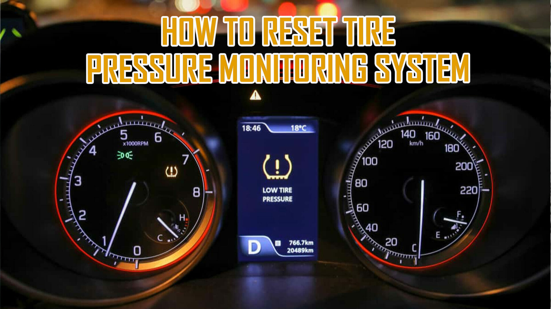 How To Reset Tire Pressure Monitoring System?