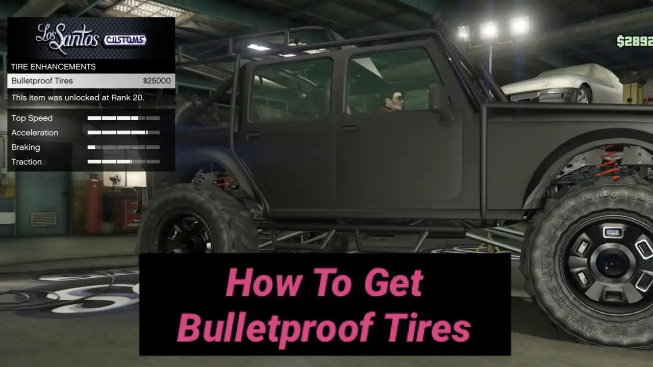 How To Get Bulletproof Tires In Gta 5