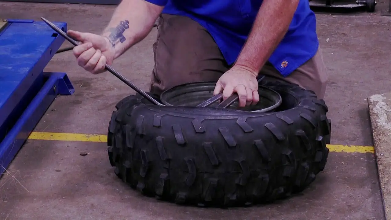 How To Mount Atv Tires By Hand