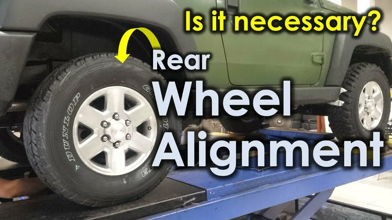 How To Do A Rear Wheel Alignment
